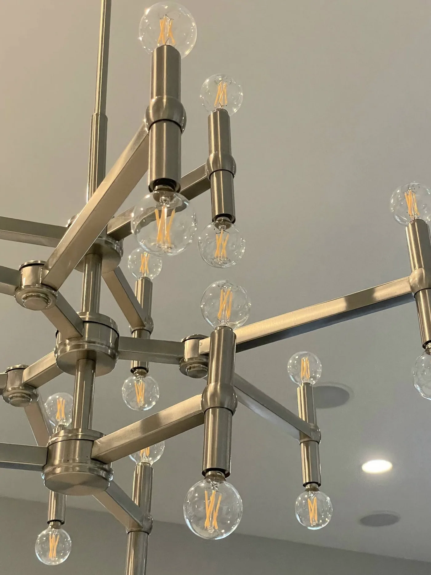 Clean chandelier detail